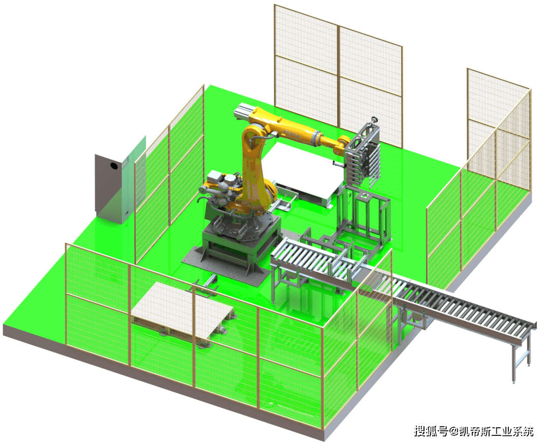 智能工廠物(wù)料流轉、搬運、碼垛機器人(rén)